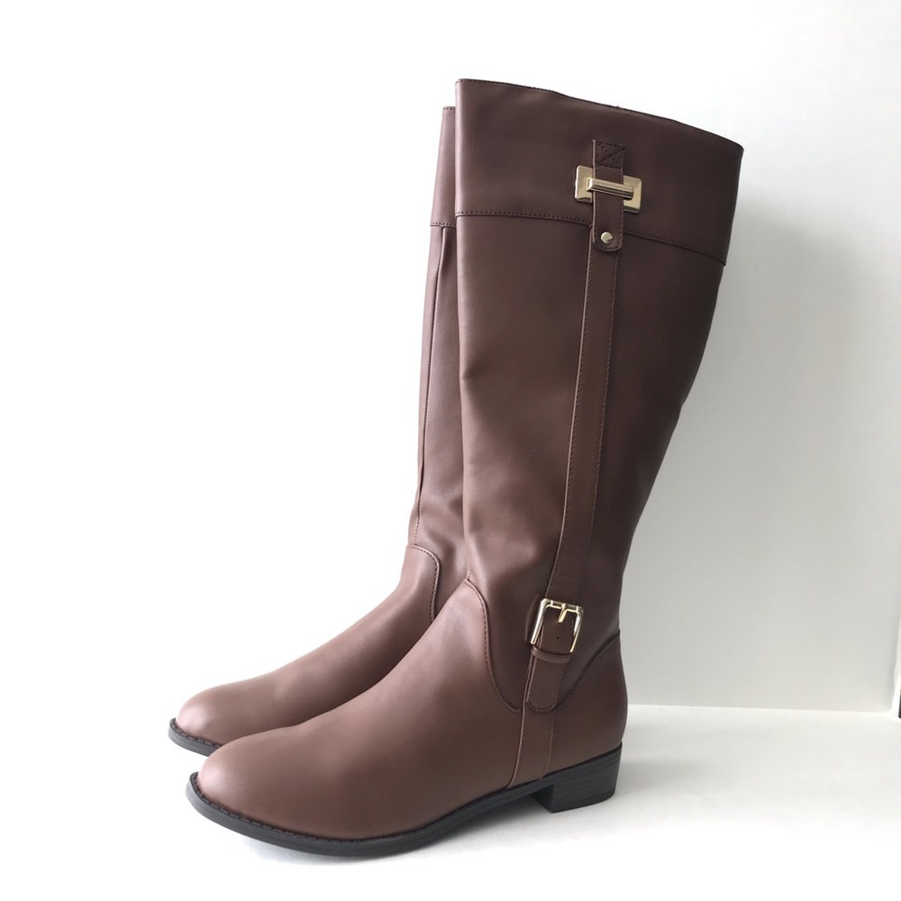 Karen Scott Deliee Cognac Equestrian Riding Boot